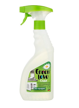 Green Love Средство чистящее Универсальное спрей с содой, 500, мл
