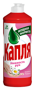 Капля Vox Жидкость д/посуды Хлопок и ромашка 500г