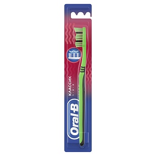 ORAL_B Зубная щетка 1 2 3 Классик 40 Medium 1шт