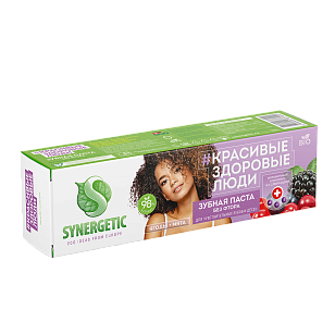 SYNERGETIC Зубная паста Для чувствительных зубов и десен 100г