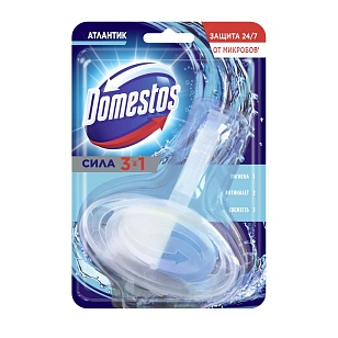 DOMESTOS Блок для унитаза Атлантик, 40гр