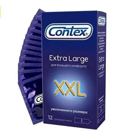 Contex Extra Large Презервативы, 12шт