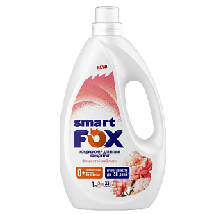 SYNERGETIC SMART FOX Кондиционер д/белья Флорентийский пион 1л