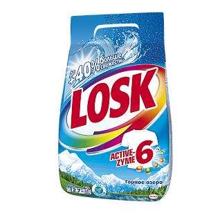 Losk Стиральный порошок Автомат Горное Озеро, 2,7кг