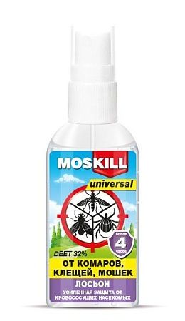 Москилл Лосьон-спрей от комаров и клещей Универсал, 60мл