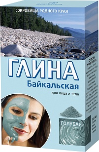 Фитокосметик Глина голубая Байкальская, 100г