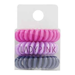 LADY PINK Набор резинок-пружинок SLINKY BOX разноцветных, 3шт