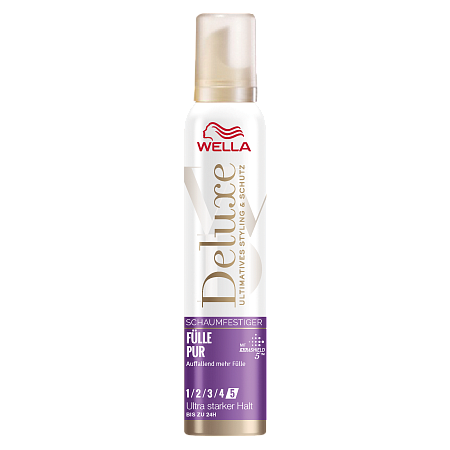 Wella Deluxe Мусс для волос Fulle Pur Насыщенный чистотой ССФ 5, 200мл