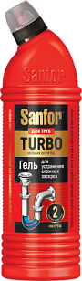 Sanfor Turbo Средство для прочистки труб гель, 750г