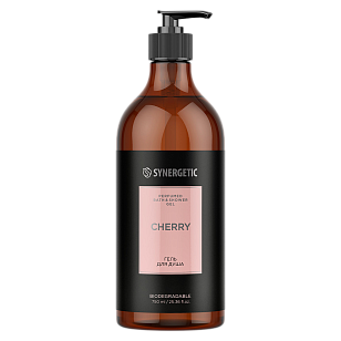 SYNERGETIC Гель д/душа парфюмированный Cherry/Вишня 750мл