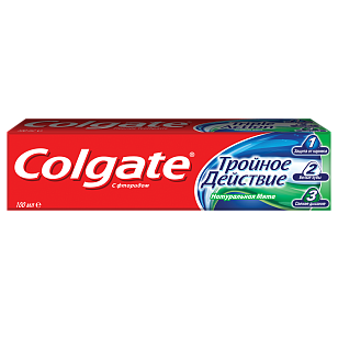 Colgate Зубная паста Тройное действие, 100мл