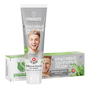 SYNERGETIC Зубная паста Комплексное укрепление 100г