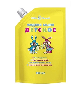 Невская Косметика Мыло жидкое Детское, 500мл, Дой-пак