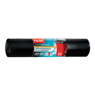 Paclan Мешки для мусора POWER BAGS 120л 20шт
