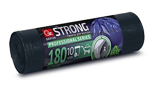 GRIFON Пакеты для мусора STRONG двухслойные 180л 10шт в, рулоне