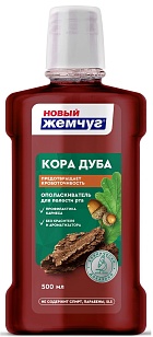 Новый жемчуг Ополаскиватель для полости рта с Корой дуба,, 500мл