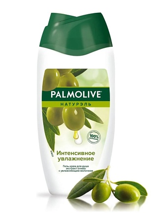 Palmolive Гель для душа Интенсивное увлажнение (Олива и увлажняющее молочко), 250мл