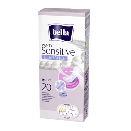 Bella Panty Sensitive Elegance Прокладки ежедневные ультратонкие, 20шт