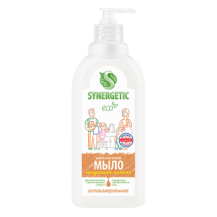 SYNERGETIC Жидкое мыло Миндальное молочко, 500мл