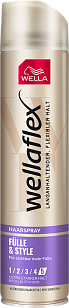 Wella Wellaflex Лак для волос Haarspray Fulle&Style Насыщенность и стиль УСФ 5, 250мл