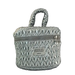 Mæth Косметичка Косичка серебряная 18х11,5х14