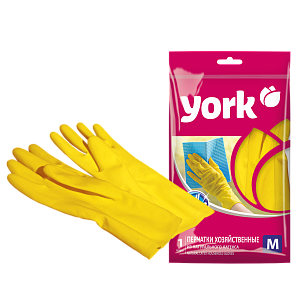 YORK Перчатки резиновые р-р M