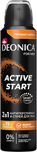 DEONICA FOR MEN Део спрей ACTIVE START 150мл