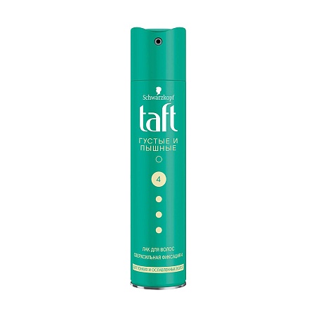 Taft Лак для волос Густые и Пышные, 225мл