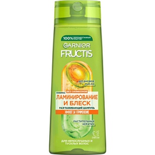 FRUCTIS Шампунь Ламинирование и блеск 400мл