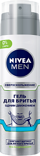 Nivea MEN Гель для бритья Одним движением, 200мл