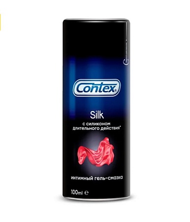 Contex Plus Гель-смазка Silk силиконовая, 100мл