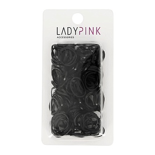 LADY PINK Набор резинок Box, черных