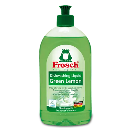 Frosch Средство для мытья посуды Зеленый Лимон 500, мл