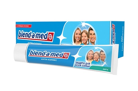 Blend-a-Med Зубная паста Анти-Кариес Мята, 100мл