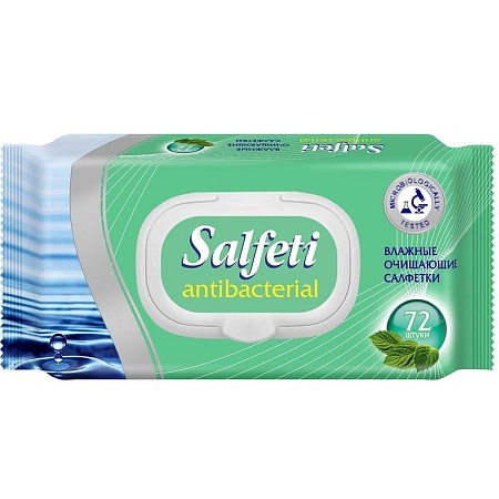 Salfeti Салфетки влажные антибактериальные, 72шт