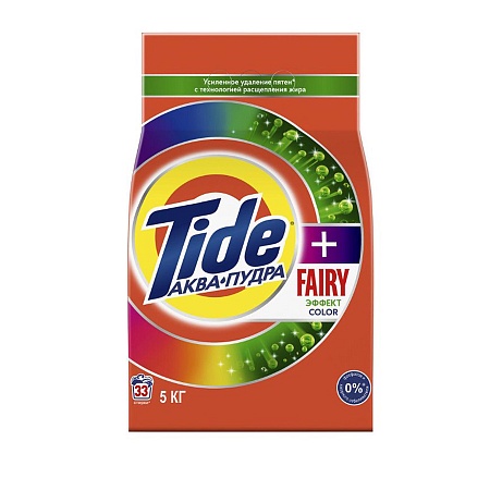 TIDE Стиральный порошок Автомат Fairy Эффект Color, 5кг
