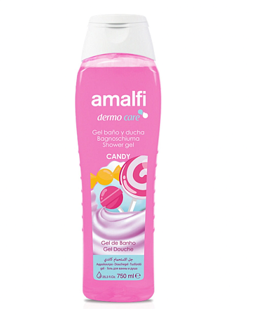 AMALFI гель для ванн и душа &quot;Candy&quot; с ароматом сладкой конфеты для всех типов кожи, 750мл