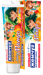 Новый жемчуг Зубная паста Juicy Mango 100мл