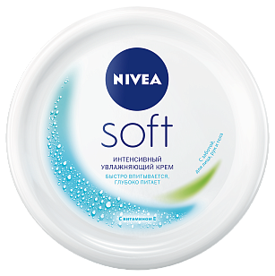 Nivea Soft Крем для лица Увлажняющий, 200мл