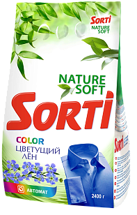 Sorti Стиральный порошок Автомат Color Цветущий лен, 2400гр