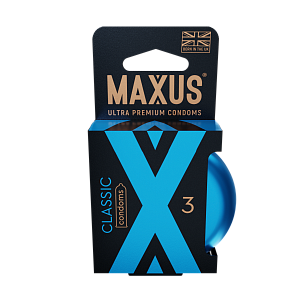 MAXUS Презервативы Classic X-edition 3шт