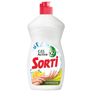 Sorti Жидкость для посуды Лимон, 450мл
