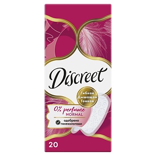 Discreet Прокладки ежедневные Normal Single 20шт (new)