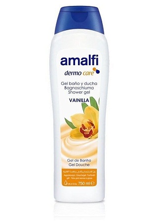 AMALFI гель для ванн и душа Ванильный &quot;Vanilla&quot; для всех типов кожи, 750мл