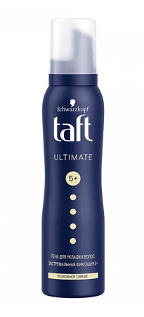Taft Пена для укладки волос Ultimate, 150мл