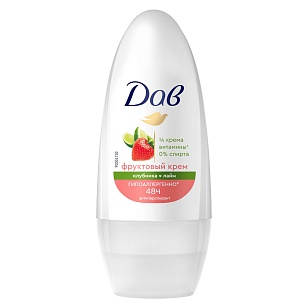 DOVE Део ролик Клубника и лайм 50мл