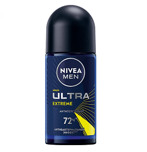 Nivea MEN Део ролик мужской Ultra Extreme 50мл