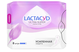 Lactacyd Прокладки Ultra Super 8шт