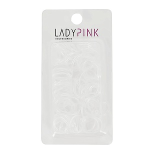 LADY PINK Набор резинок Box, белых