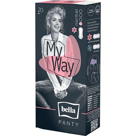 Bella Panty My Way Прокладки ежедневные aroma, 20шт